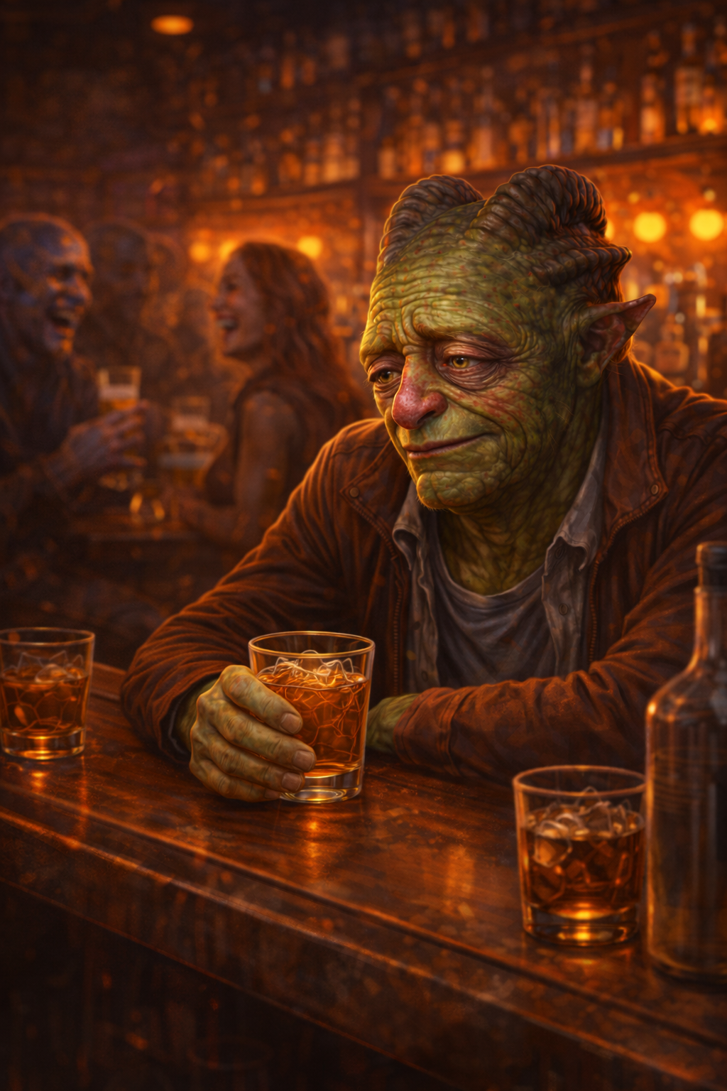 The cracks: BingE's smile doesn't reach his eyes, the mask slips