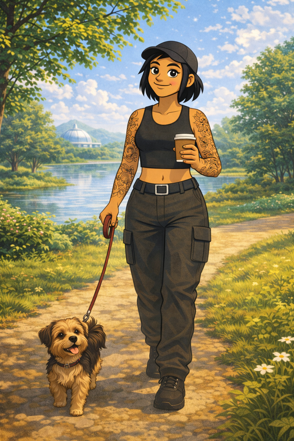 Miss K as the guide on Planet Plush