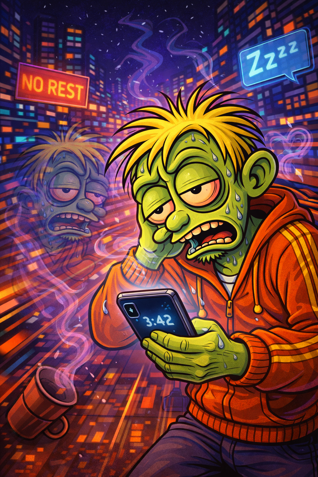 ZippE starting to feel unwell on Planet VibE