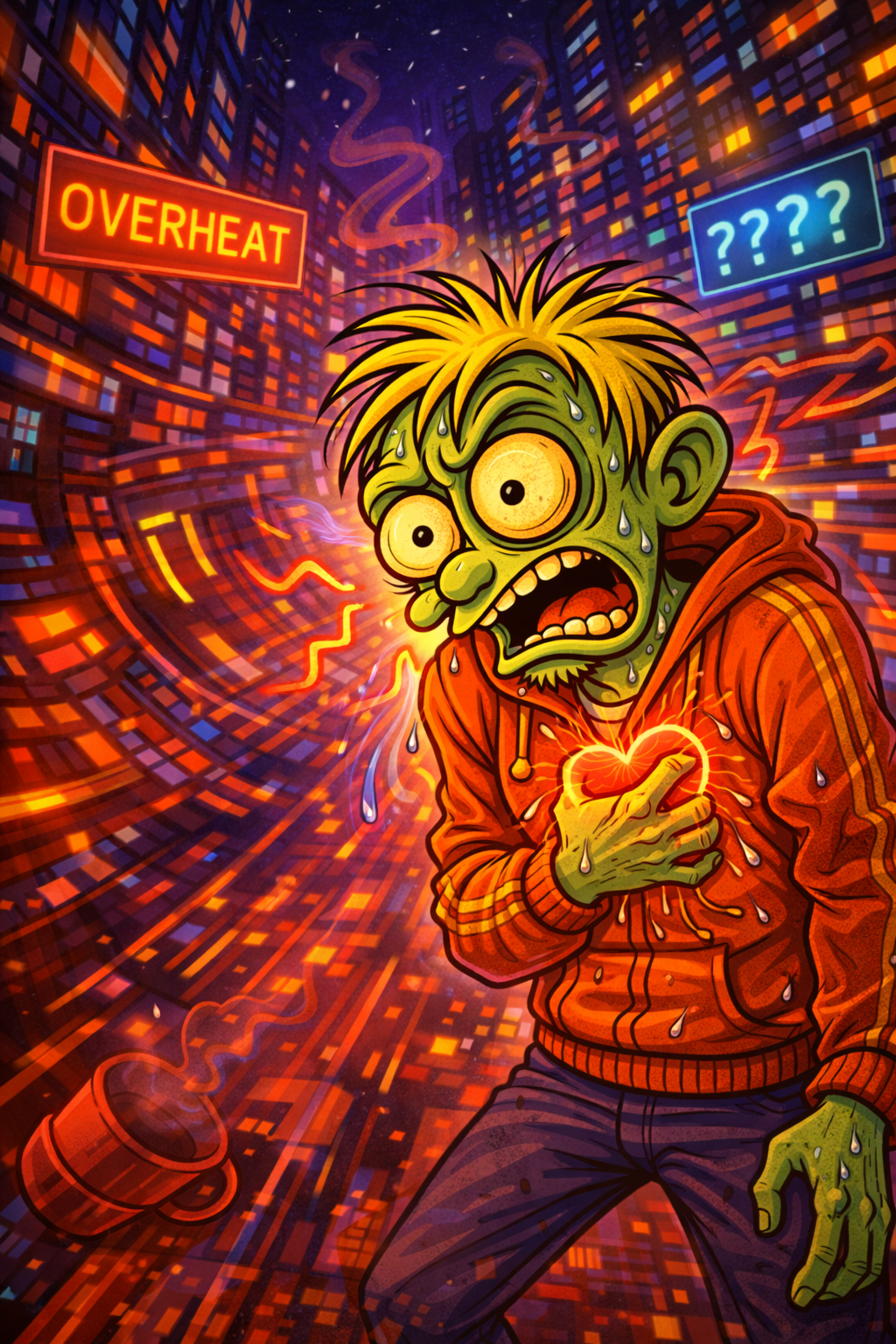 Panic: chest pounding and fear setting in on Planet VibE